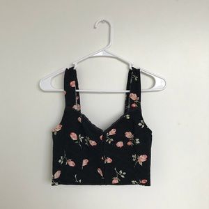 Black kimchi blue rose top